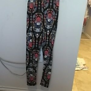 Luldy multi color leggings os